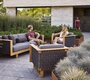 Cane-Line Angle Loungesessel m teak Rahmen