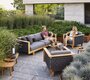Cane-Line Angle Loungesessel m teak Rahmen