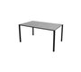 Cane-Line Pure Tisch 150X90 Cm-Aluminium / Lava grey-Ceramic-Concrete grey