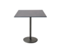 Cane-Line Go Café Gestell Bistrotisch M 75X75 Cm-Aluminium / Lava grey-HPL, Dark grey structure