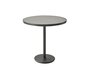 Cane-Line Go Café Gestell Bistrotisch M Dia 75 Cm - Lava grey,Lava grey/Ceramic light grey