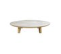 Cane-Line Aspect Coffee Table Base Dia. 144 (50807)-Fossil Ceramic, Grey