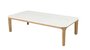 Cane-Line Aspect Coffee Table Base Rectangular (50808)-Fossil Ceramic, Travertine look