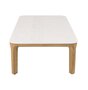 Cane-Line Aspect Coffee Table Base Rectangular (50808)-Fossil Ceramic, Travertine look