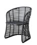 Cane-line Basket chair (54100)-Graphite-Ohne Cushion