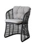Cane-line Basket chair (54100)-Light Brown Cane-Line Wove-Graphite