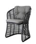 Cane-line Basket chair (54100)-Taupe Cane-Line Natté-Graphite