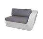 Cane-Line Savannah 2-Sitzer Modulsofa Links (5541) - White grey - Grey
