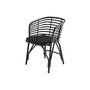 Cane-Line Blend Stuhl Outdoor 57430 - Lava Grey, Aluminium/Cane-line Natté, Black