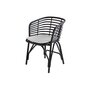 Cane-Line Blend Stuhl Outdoor 57430 - Lava Grey, Aluminium/Cane-line Natté, White