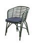 Cane-Line Blend Stuhl Outdoor 57430-Dark Green, Aluminium-Cane-line Link, Blue