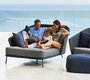 Cane-Line Mega Daybed Inkl. Grey Kissensatz 