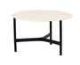 Cane-Line Twist Couchtisch, medium, Aluminium Rahmen (5011) - Lava grey, aluminium - Travertine look, ceramic