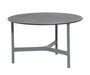 Cane-Line Twist Couchtisch, medium, Aluminium Rahmen (5011) - Light grey, aluminium - Fossil grey, ceramic