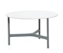 Cane-Line Twist Couchtisch, medium, Aluminium Rahmen (5011) - Light grey, aluminium - White, Cane-line HI-Core