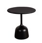 Cane-Line Glaze Couchtisch klein - Gestell mit Tischplatte ø45-Lava Grey-Lava grey, Aluminium