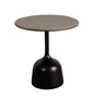 Cane-Line Glaze Couchtisch klein - Gestell mit Tischplatte ø45-Lava Grey-Taupe, Aluminium