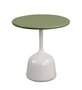 Cane-Line Glaze Couchtisch klein - Gestell mit Tischplatte ø45-Sand-Olive green, Aluminium