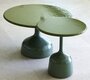 Cane-Line Glaze Couchtisch klein - Gestell mit Tischplatte ø45