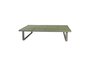 Cane-Line Glaze Couchtisch rechteckig - mit Fließen-120x70-Taupe, aluminium-Green, Glazed lava stone