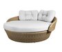 Natural Cane-Line Flat Weave & White Grey Cane-Line Link