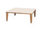 Cane-Line Capture-Couchtisch hoch 85x85 cm:Travertinlook