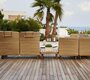 Cane-Line Arch-Couchtisch Mit Teak-Tischplatte