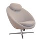 Cane-Line Pace - Indoor Loungesessel-Poliertes-Aluminium-Cane-Line-Scent-Hellbraun