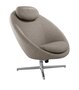 Cane-Line Pace - Indoor Loungesessel-Poliertes-Aluminium-Cane-Line-Zen-Hellbraun