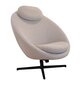 Cane-Line Pace - Indoor Loungesessel-Schwarz-Aluminium-Cane-Line-Scent-Hellbraun