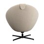 Cane-Line Pace - Indoor Loungesessel-Schwarz-Aluminium-Cane-Line-Scent-Weiß