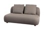 Cane-Line Capture-2-Sitzer Sofamodul-Taupe, Cane-line AirTouch w/QuickDry & Airflow system