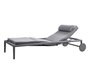 Cane-Line Conic Sonnenliege m/Gasfeder-Light grey, Cane-line AirTouch w/QuickDry & Airflow system