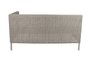 Cane-Line Connect Dining Lounge 2-Seater Sofa (55193)-Cane-line Weave, Taupe-Ohne-Links