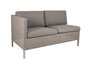 Cane-Line Connect Dining Lounge 2-Seater Sofa (55193)-Cane-line Weave, Taupe-Cane-line Natté m/QuickDry & Airflow System, Taupe-Rechts