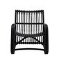 Cane-line Curve Loungesessel OUTDOOR (57402)-Aluminium w/Cane-line Weave, Lava grey