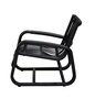 Cane-line Curve Loungesessel OUTDOOR (57402)-Aluminium w/Cane-line Weave, Lava grey