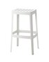 Cane-Line Cut Barhocker, hoch-Black, Aluminium-Ohne