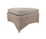 Cane-Line Diamond Hocker inkl. Kissen-Cane-line Soft Rope, Taupe incl. Taupe Cane-line Natté cushion set