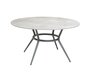 Cane-line Joy Tisch Dia. 144 cm (50202)-Light grey, aluminium-Fossil grey, ceramic
