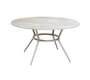 Cane-line Joy Tisch Dia. 144 cm (50202)-Taupe, aluminium-Fossil grey, ceramic