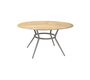 Cane-line Joy Tisch Dia. 144 cm (50202)-Taupe, aluminium-Teak