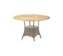 Cane-Line Lansing Esstischgestell Klein 5098-Taupe, Cane-line Weave-Teak, Geometrisch