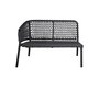 Cane-Line Ocean 2-Sitzer Sofa-Modul rechts Soft Rope (5527)-Cane-line Soft Rope, Dark Grey-None