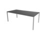 Cane-Line Pure Tisch Indoor-Light grey, aluminium-200 x 100 cm