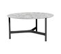 Cane-Line Twist Couchtisch, large (5012)-Lava grey, aluminium-Multi color, ceramic