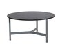 Cane-Line Twist Couchtisch, large (5012)-Light grey, aluminium-HPL, Dark grey structure