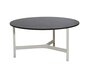 Cane-Line Twist Couchtisch, large (5012)-Sand, Aluminium-HPL, Dark grey structure