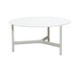 Cane-Line Twist Couchtisch, large (5012)-Sand, Aluminium-White, Cane-line HI-Core