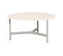 Cane-Line Twist Couchtisch, large (5012)-Sand, Aluminium-Travertine look, ceramic